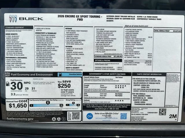 2026 Buick Encore GX Sport Touring - Photo 21