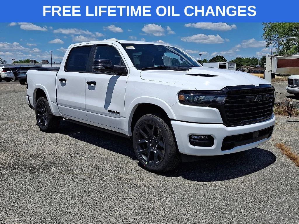 New 2026 Bright White Clear-Coat Exterior Paint RAM Laramie image 1