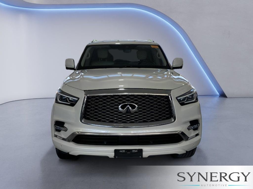 Used 2018 Moonstone White INFINITI Base image 2
