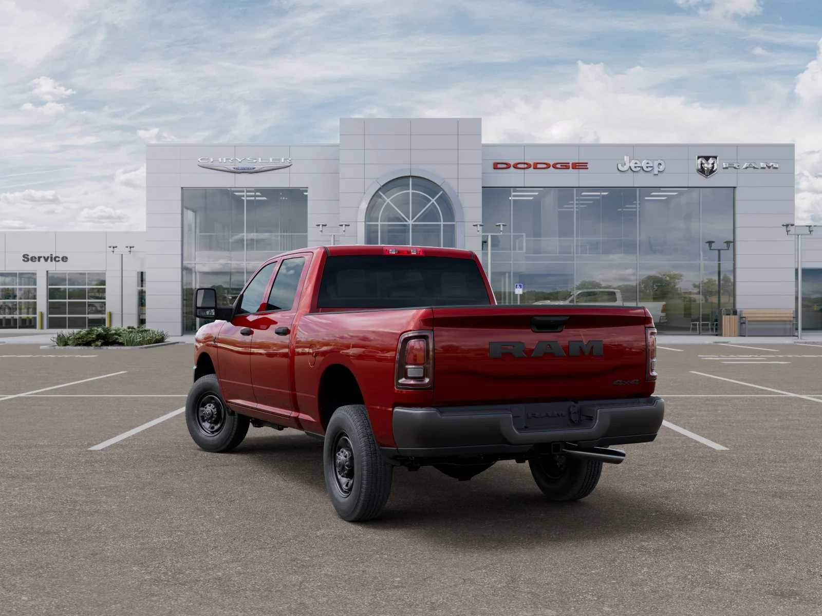 New 2026 Molten Red Pearl-Coat Exterior Paint RAM Tradesman image 30