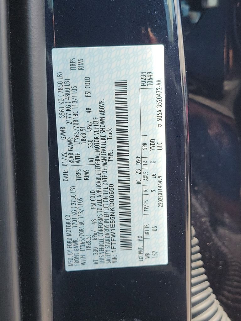 Used 2022 Blue Ford XLT image 31