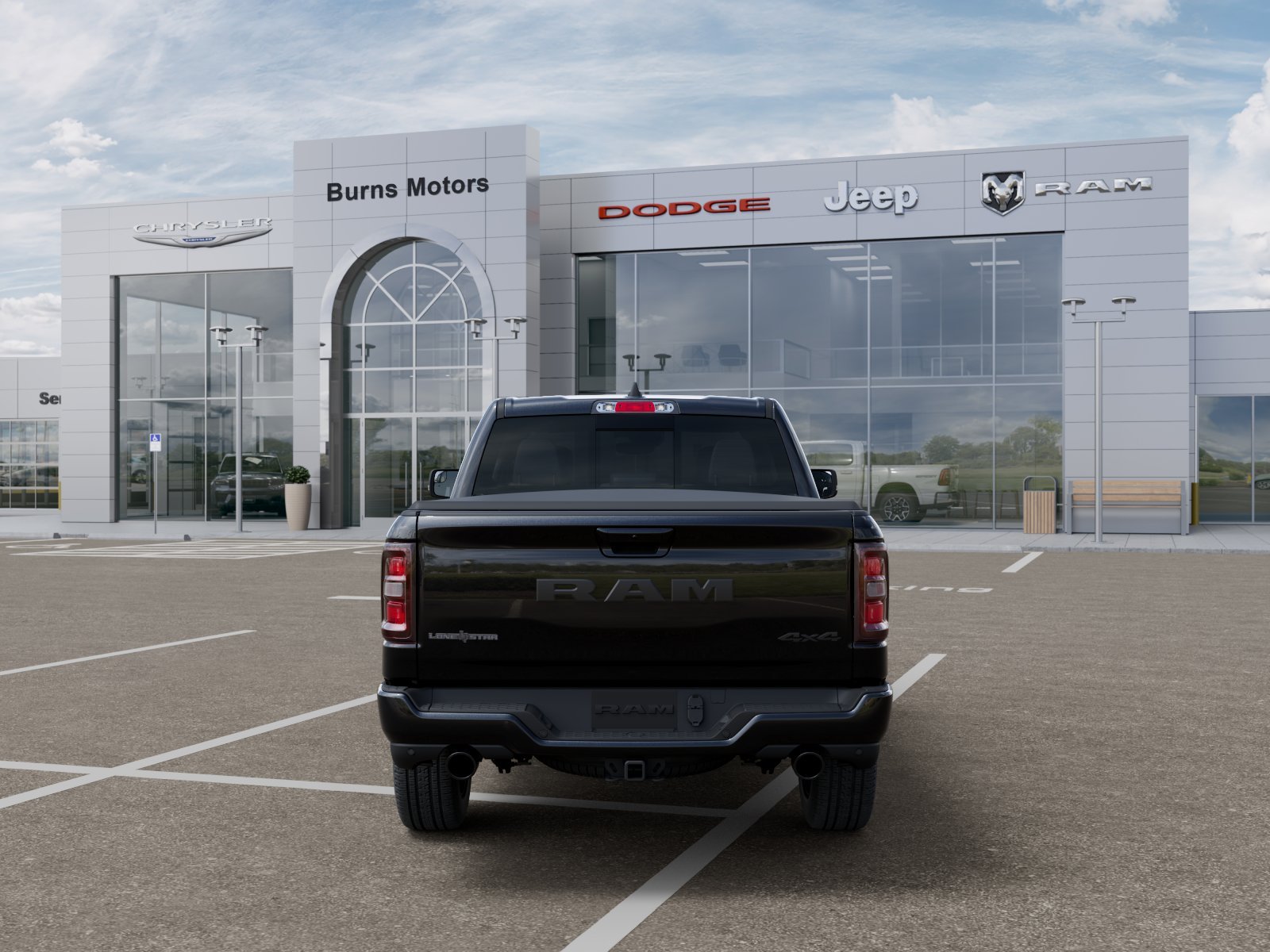 New 2026 Diamond Black Crystal Pearl-Coat Exterior Paint RAM Lone Star Night Edition image 33