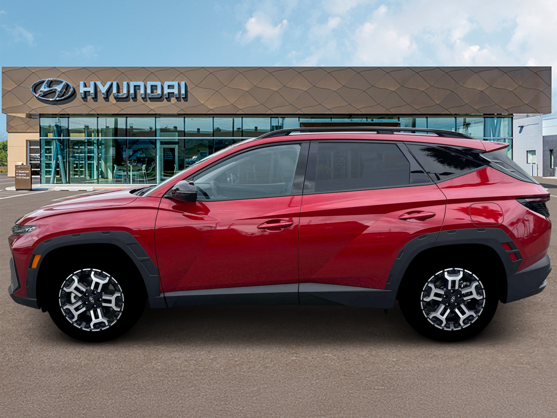 New 2026 Red Hyundai XRT FWD image 3