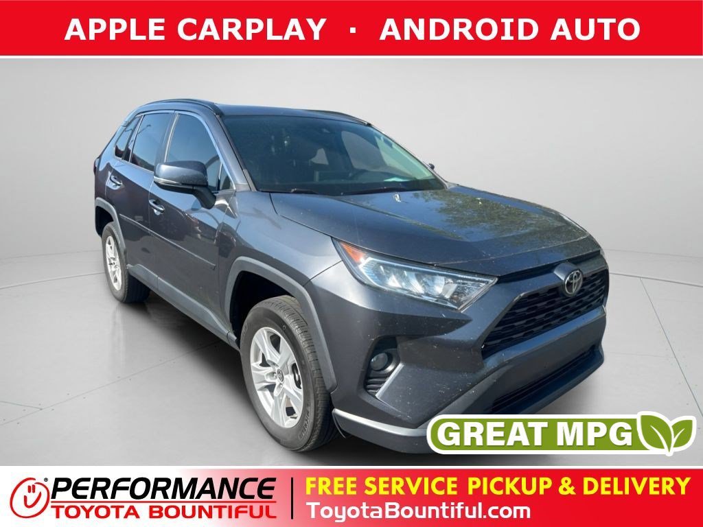 Used 2021 Magnetic Gray Metallic Toyota XLE image 1