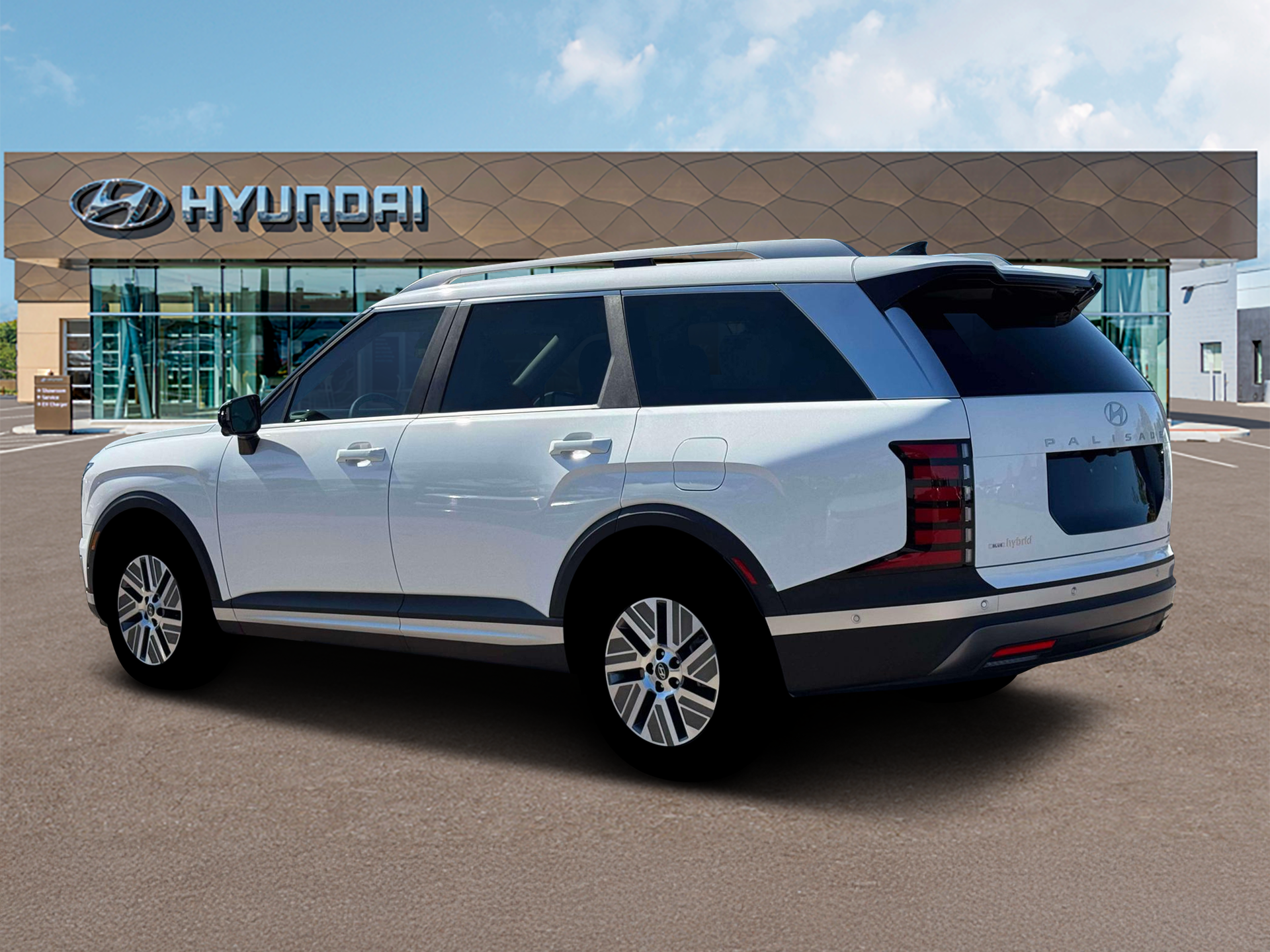 New 2026 Creamy White Pearl Hyundai Blue SEL Premium 8P image 4