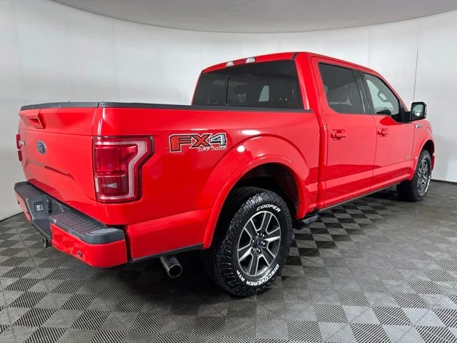 Used 2015 Race Red Ford Lariat image 3