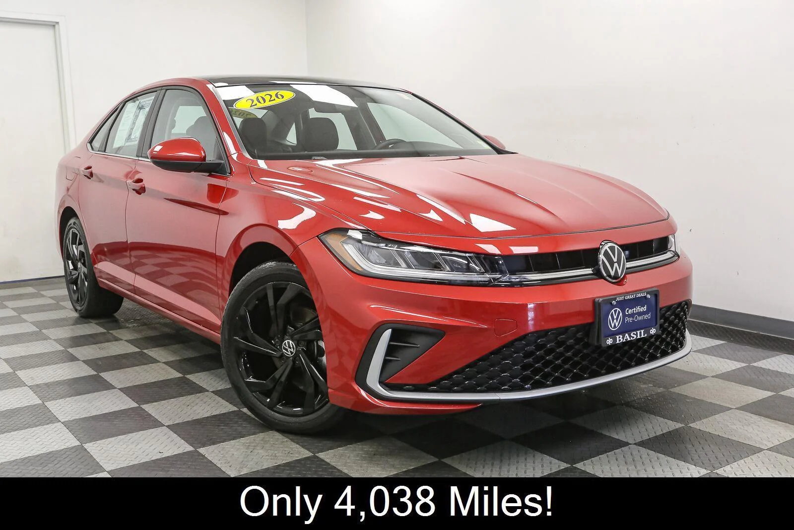 Certified Used 2026 Kings Red Metallic Volkswagen SE image 3
