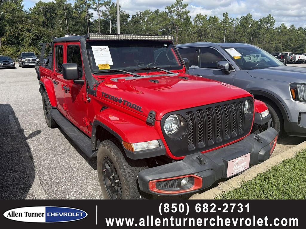 Used 2022 Red Jeep Texas Trail image 1