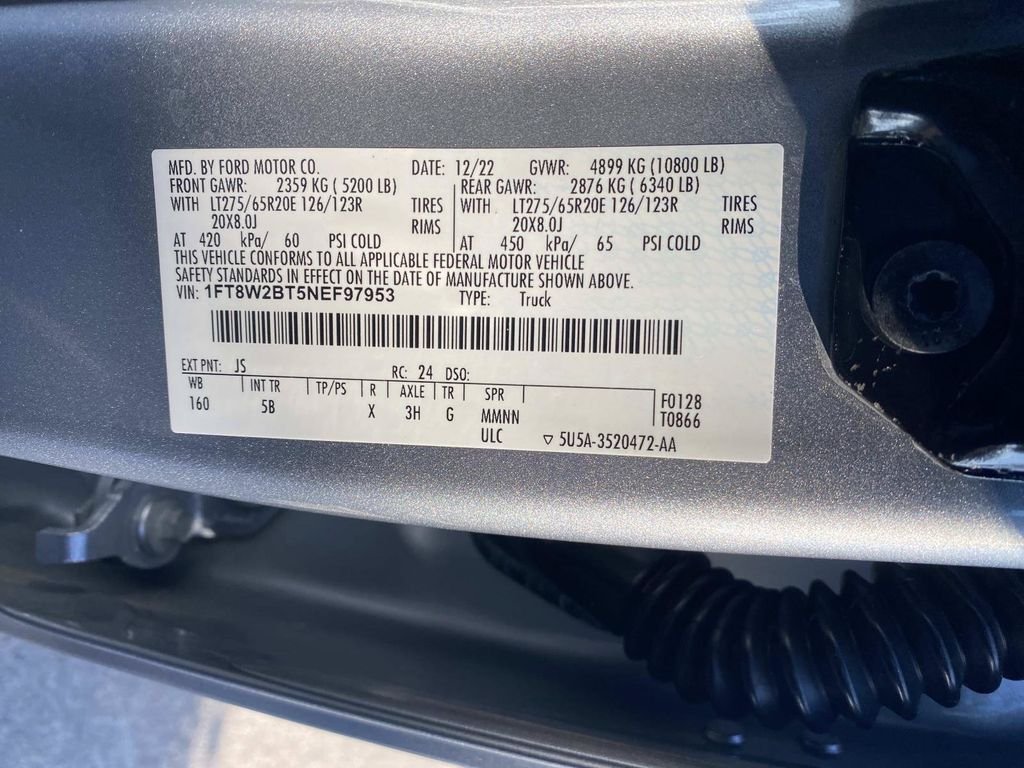 Certified Used 2022 Iconic Silver Metallic Ford Lariat image 22