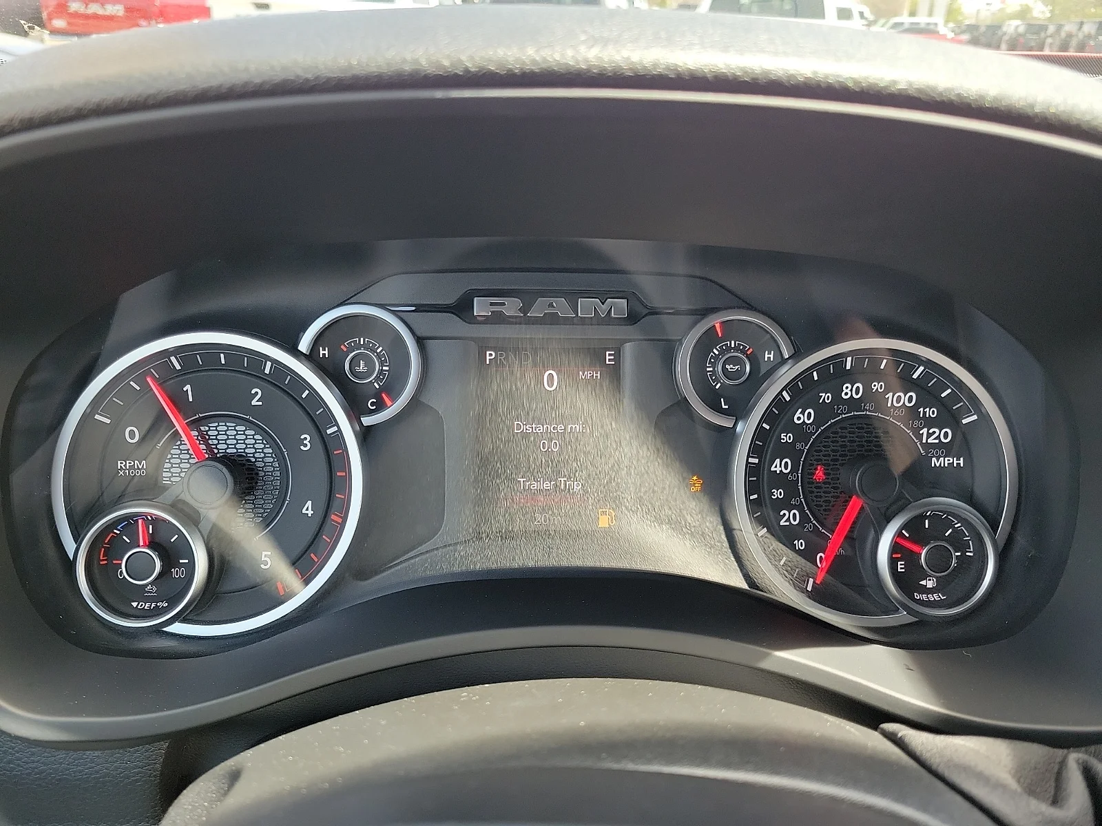 New 2026 PR6 Molten Red Ram TRADESMAN CREW CAB 4X4 8