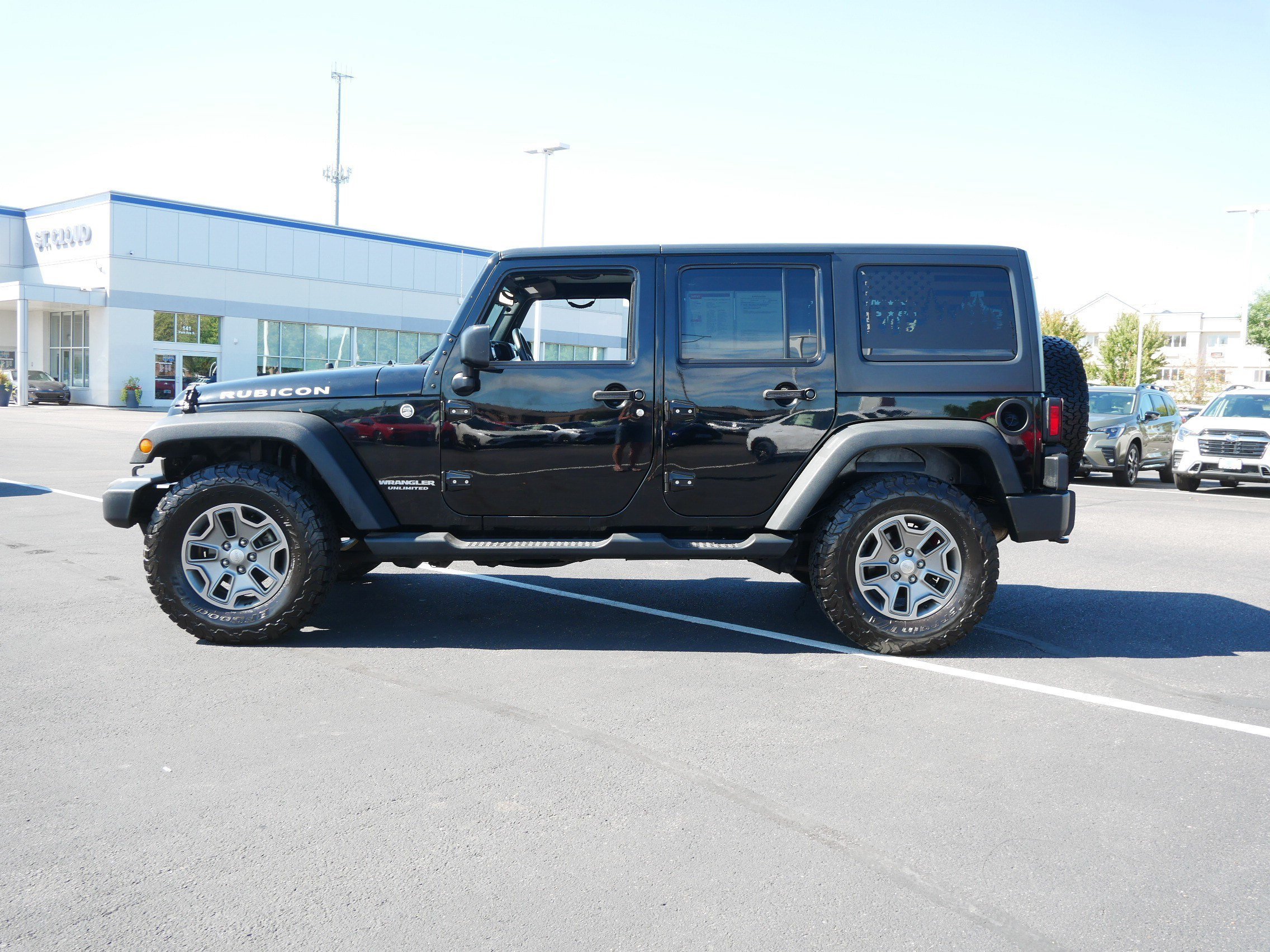 Used 2015 Black Clearcoat Jeep Rubicon image 4