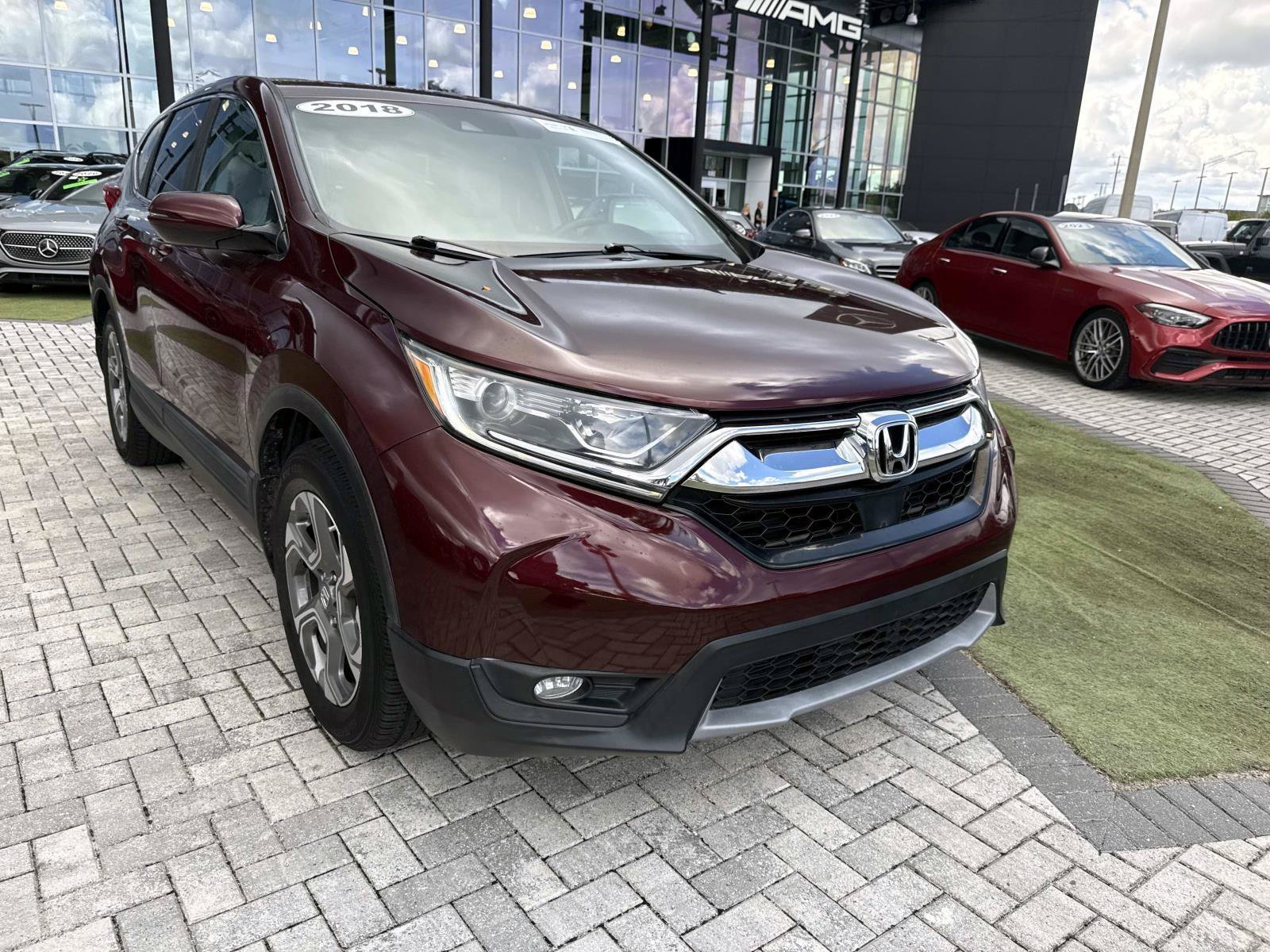 Used 2018 Dark Cherry Honda EX-L image 8