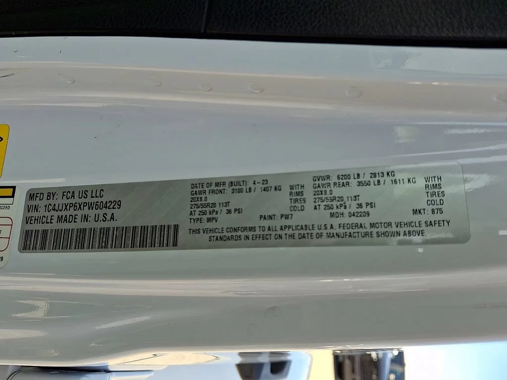 Used 2023 Bright White Clearcoat Jeep Sahara image 28