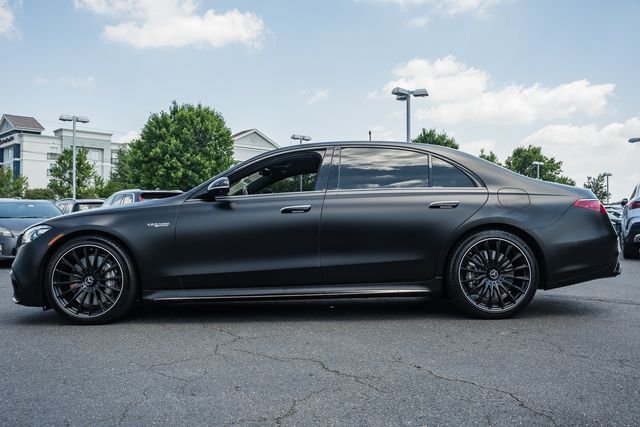 Certified Used 2025 Obsidian Black Metallic Mercedes-Benz S 63 E AMG® image 4