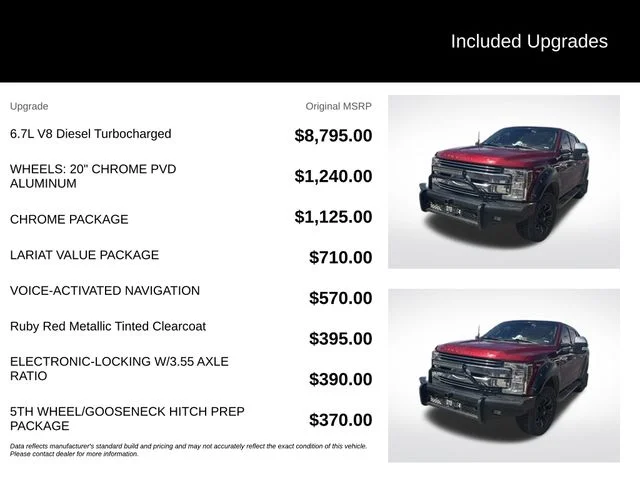 Used 2017 Red Ford Lariat image 5