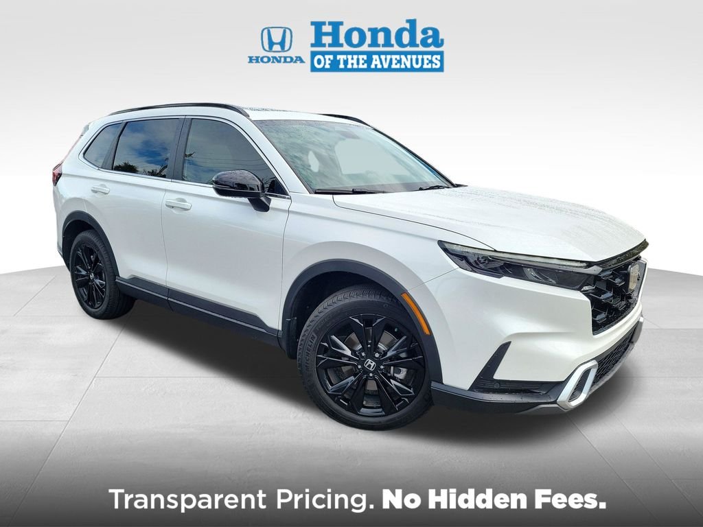 Certified Used 2025 Platinum White Pearl Honda Sport Touring image 1