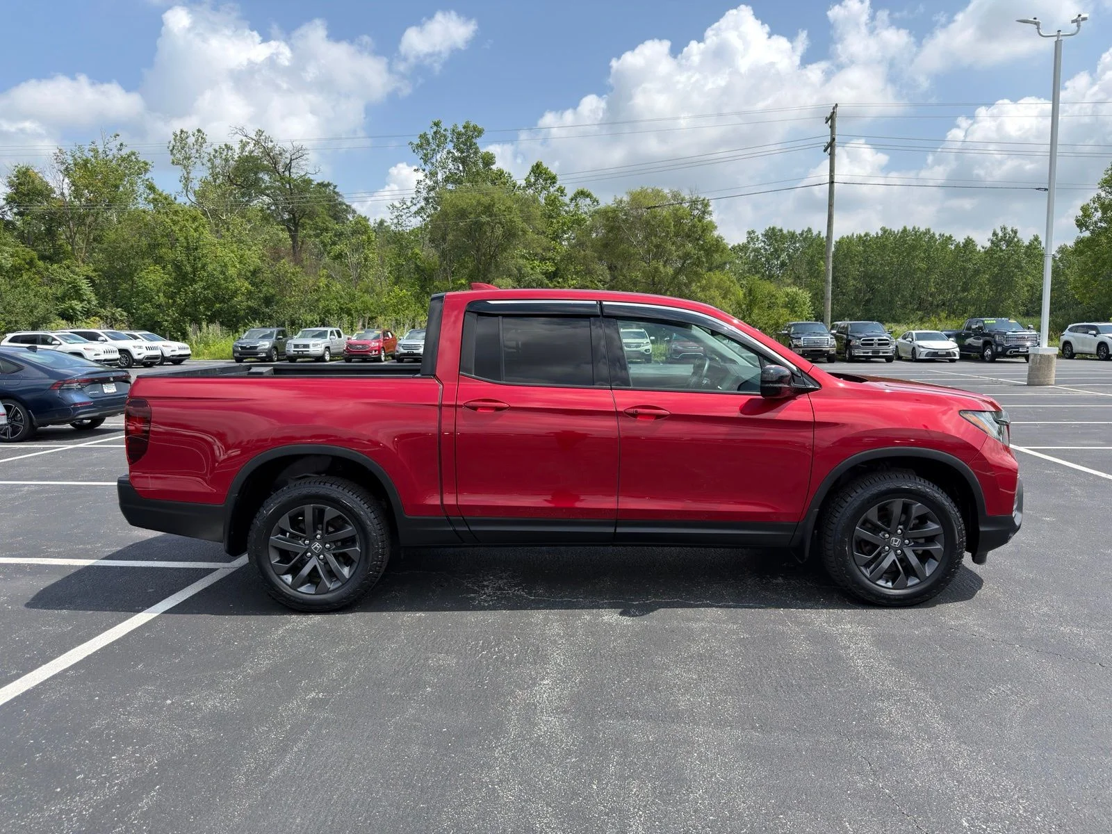 Used 2021 Radiant Red Metallic II Honda Sport image 7