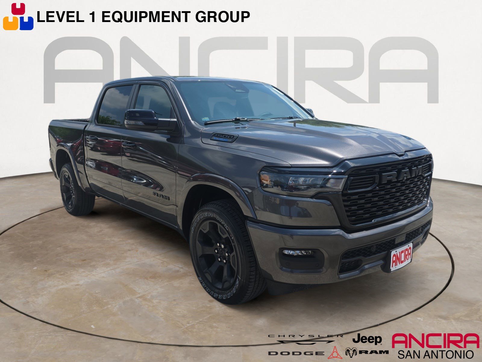 New 2026 Granite Crystal Metallic Clearcoat RAM Lone Star image 1