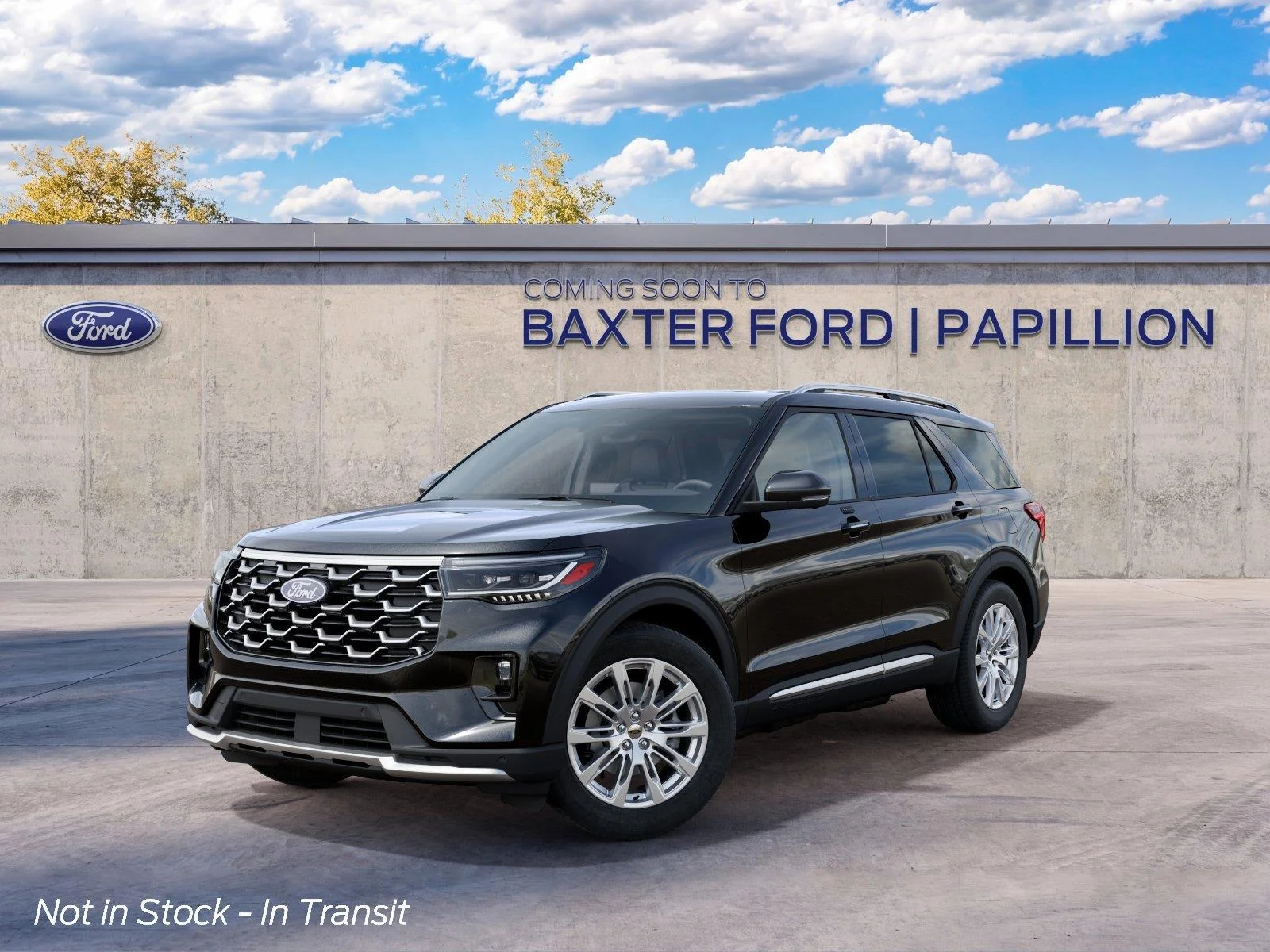 New 2027 Agate Black Metallic Ford Platinum image 18