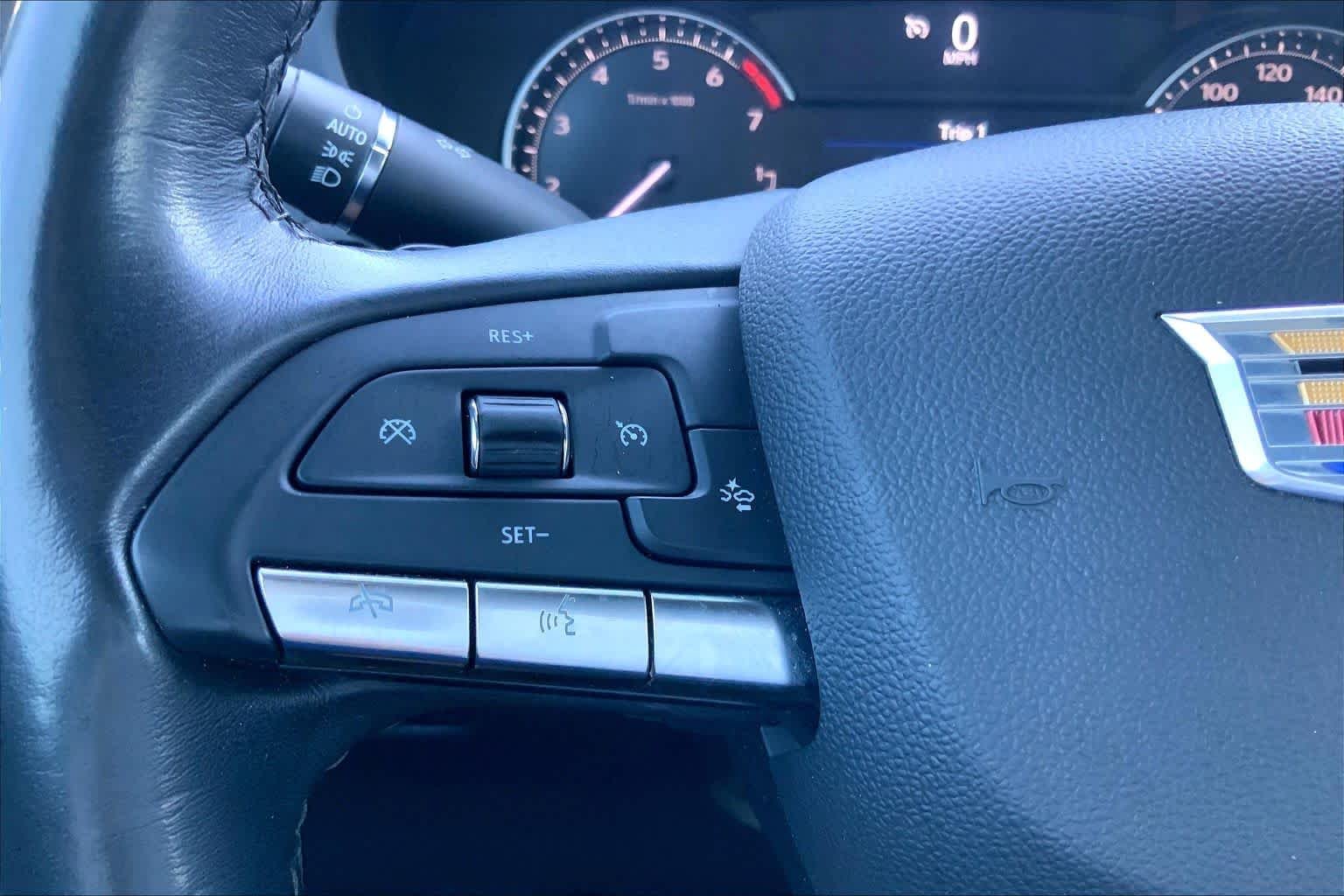 Used 2023 Galactic Grey Metallic Cadillac FWD Premium Luxury image 24