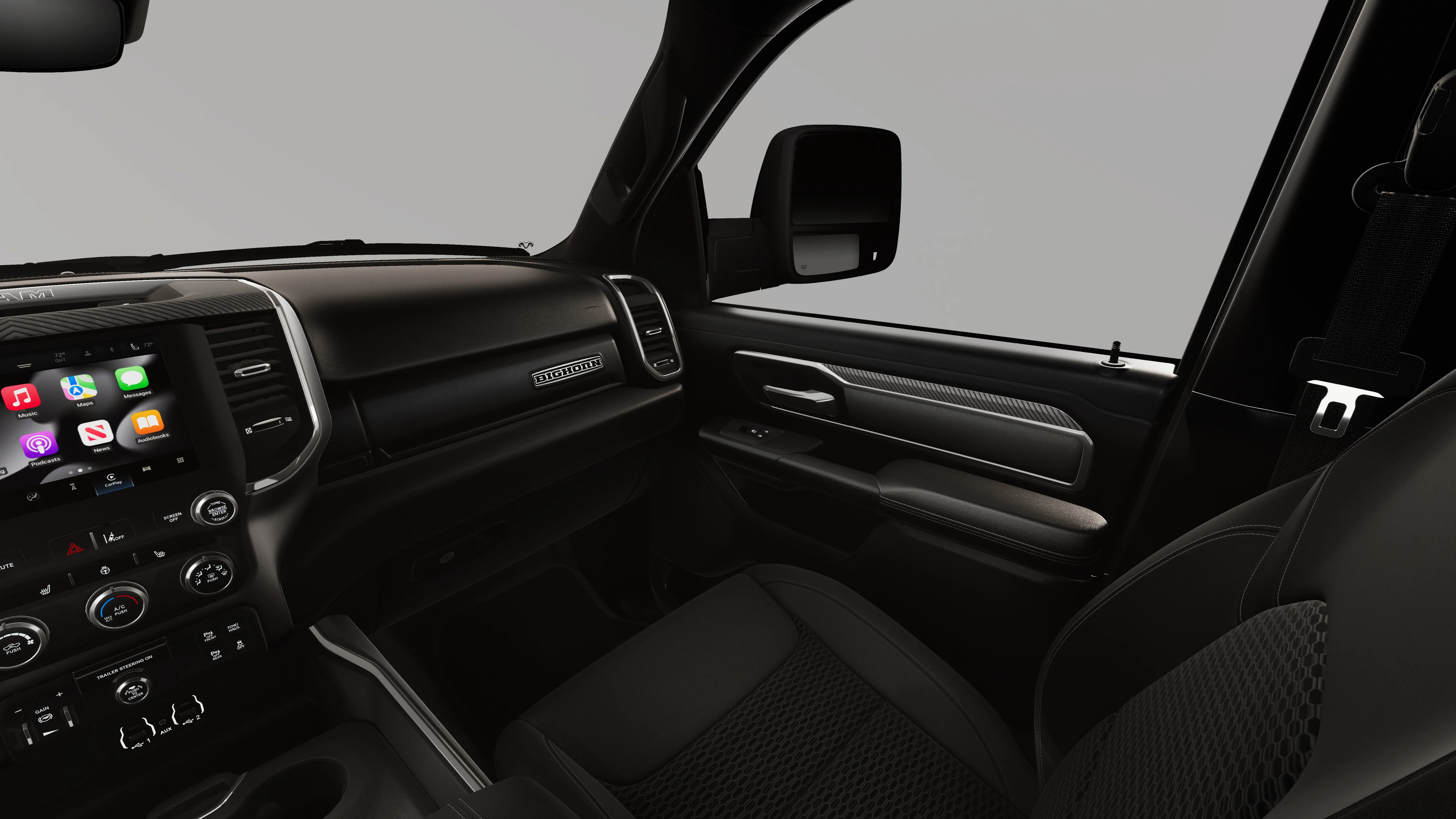 New 2026 Diamond Black Crystal Pearl-Coat Exterior Paint RAM Big Horn/Lone Star image 19