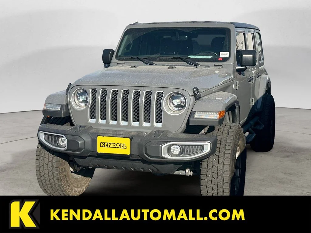 Used 2023 Gray Jeep Sahara image 1