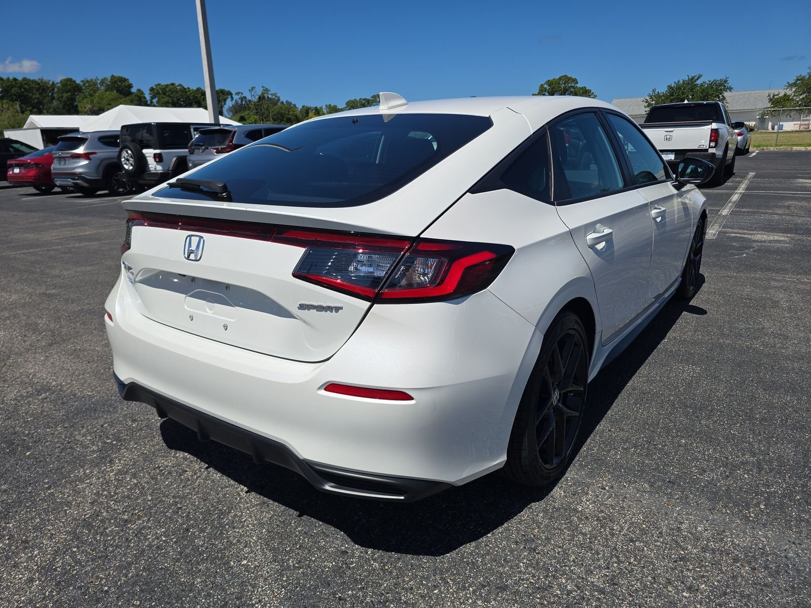 Certified Used 2025 White Honda Sport image 4