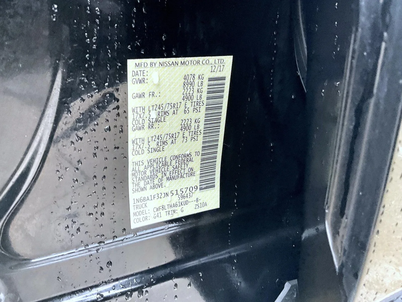 Used 2018 Black Nissan SV image 25