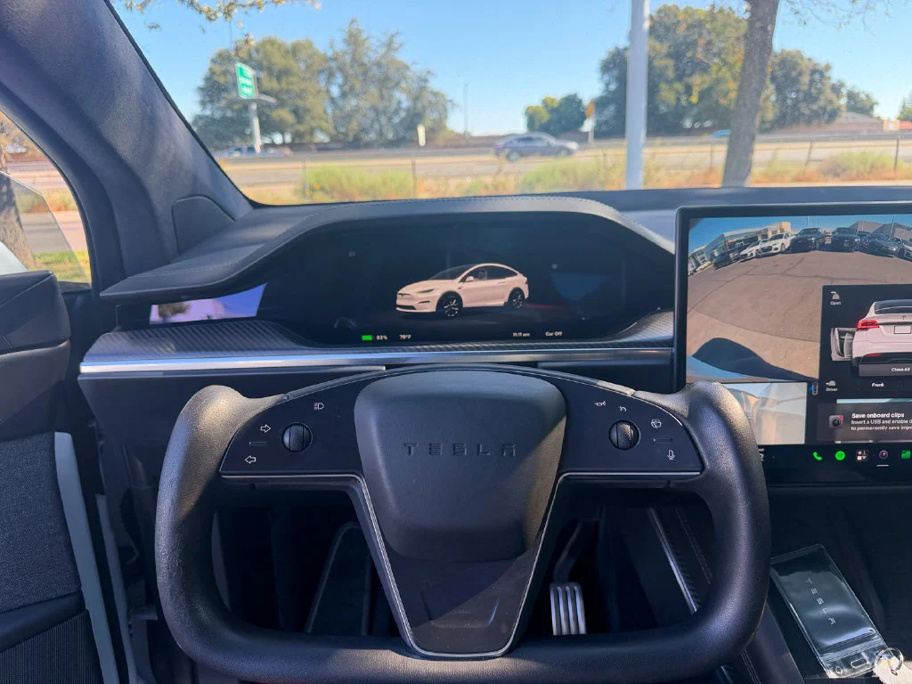 Used 2022 White Tesla Plaid image 12
