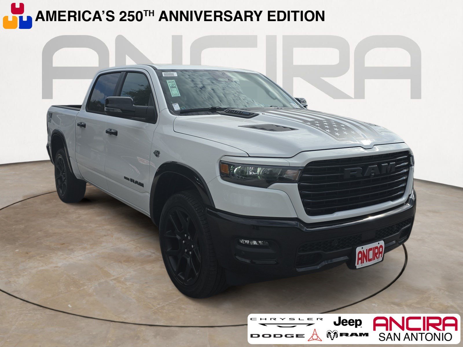 New 2026 Bright White Clearcoat RAM Laramie image 1