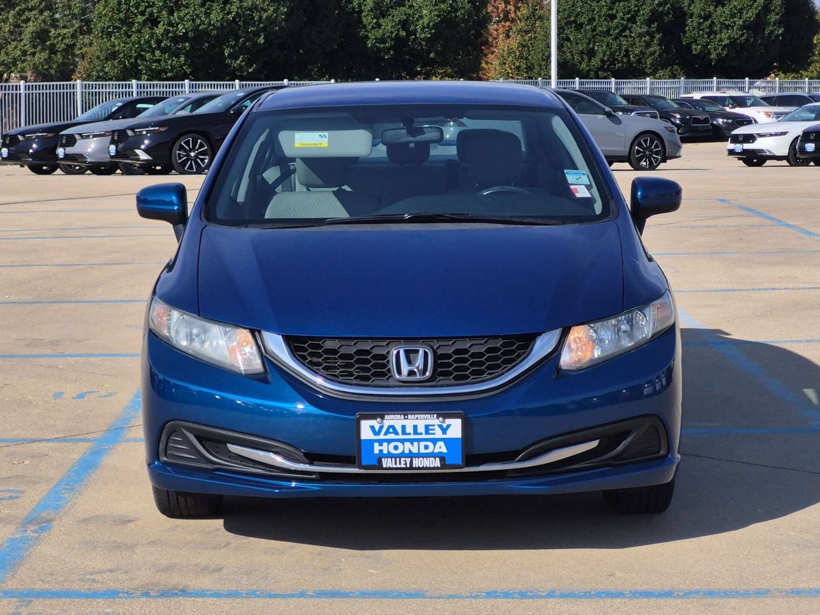 Used 2015 Dyno Blue Pearl Honda LX Sedan image 3