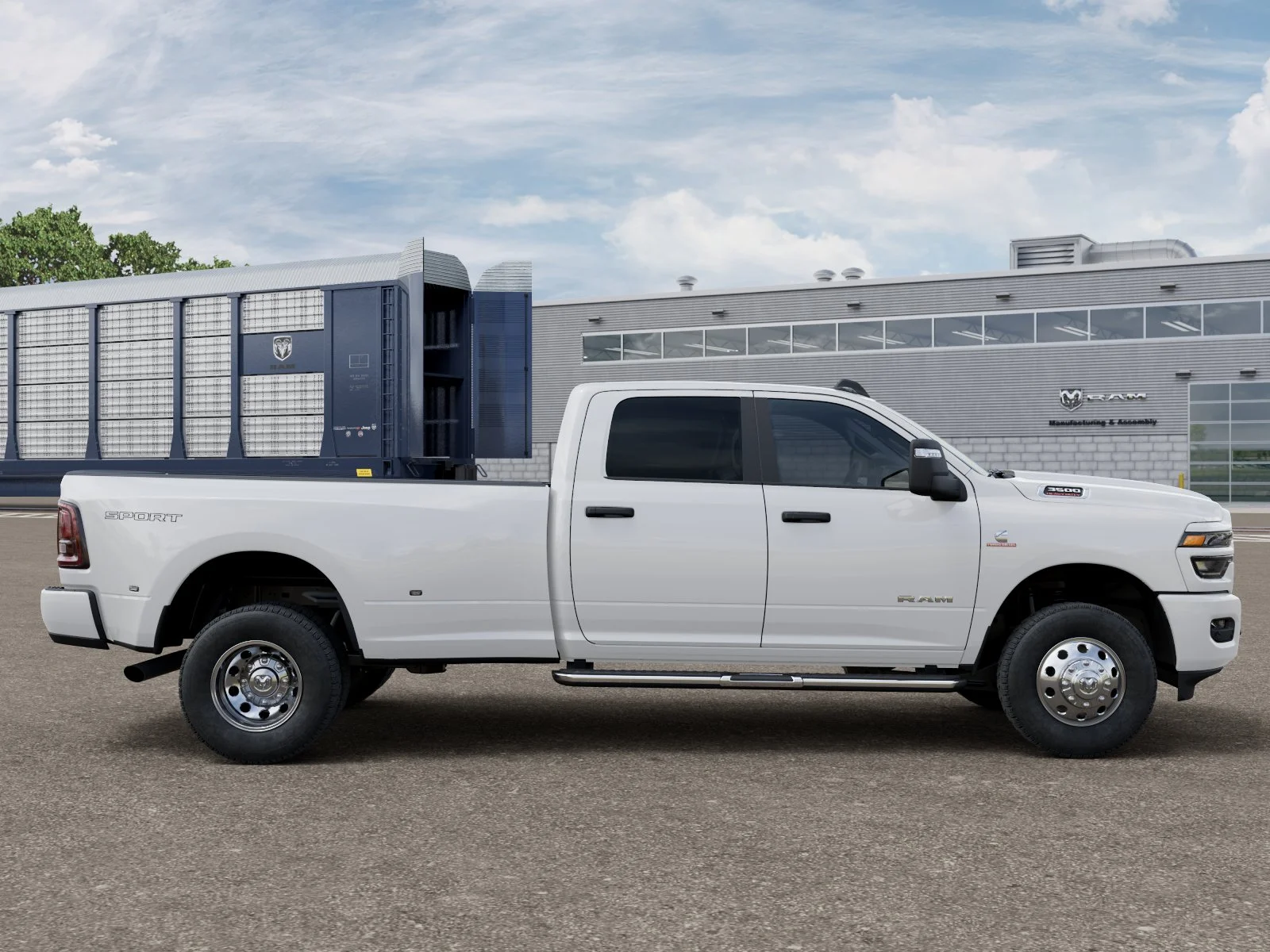 New 2026 Bright White Clear-Coat Exterior Paint RAM BIG HORN image 12