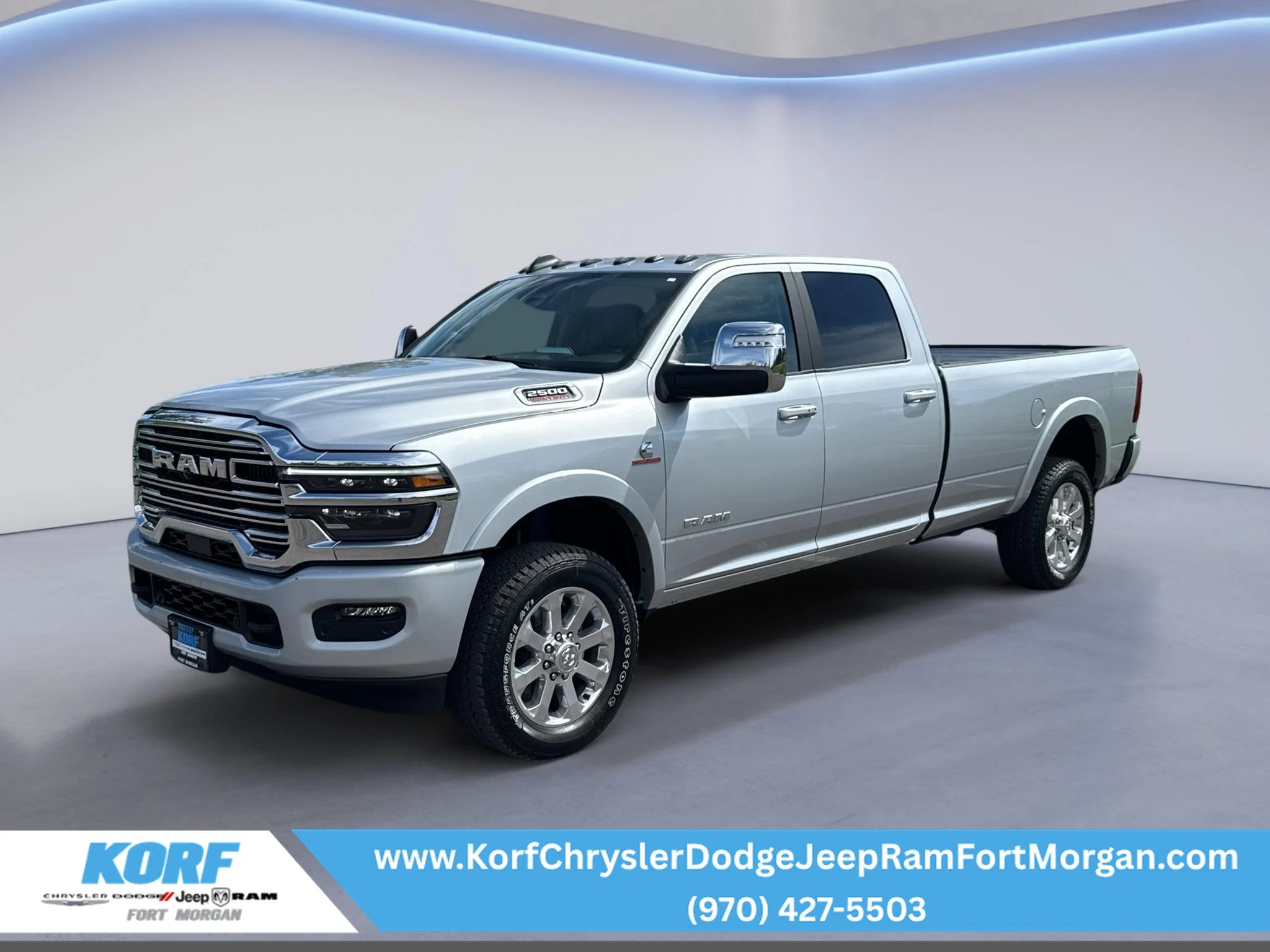 New 2027 Silver-Zynith Exterior Paint RAM Laramie image 1