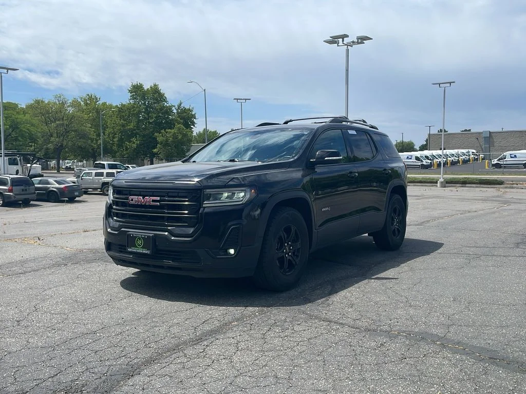 Used 2021 Ebony Twilight Metallic GMC AT4 image 3