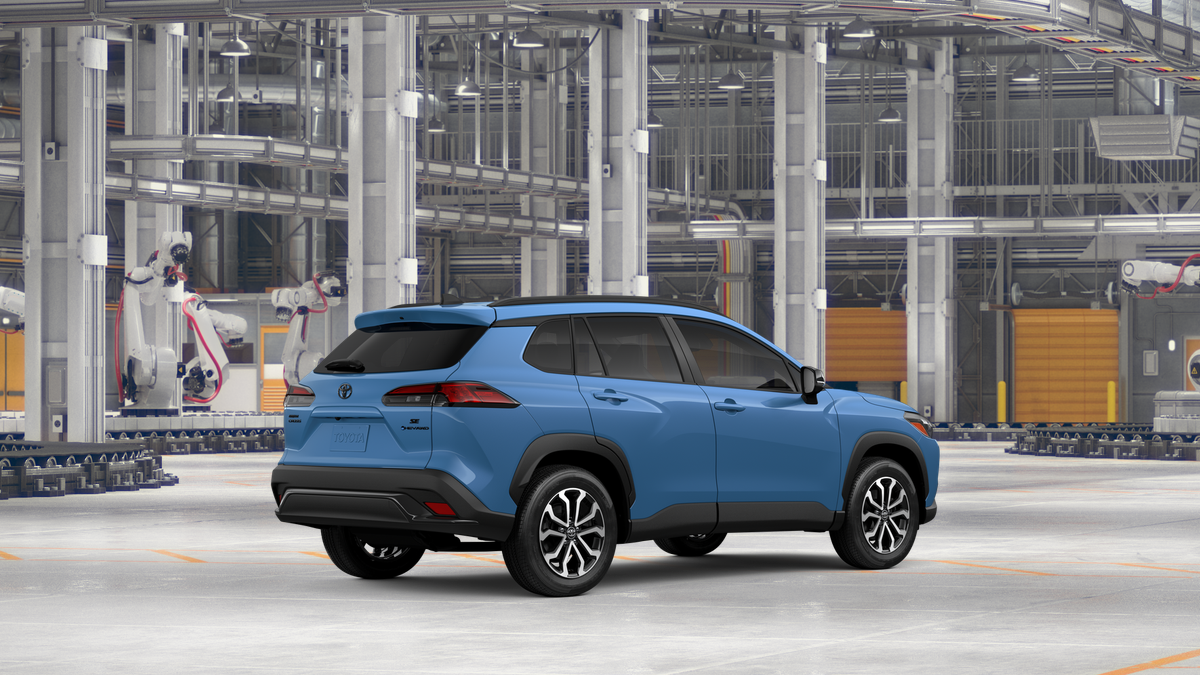 New 2026 Cavalry Blue Toyota Hybrid SE image 10