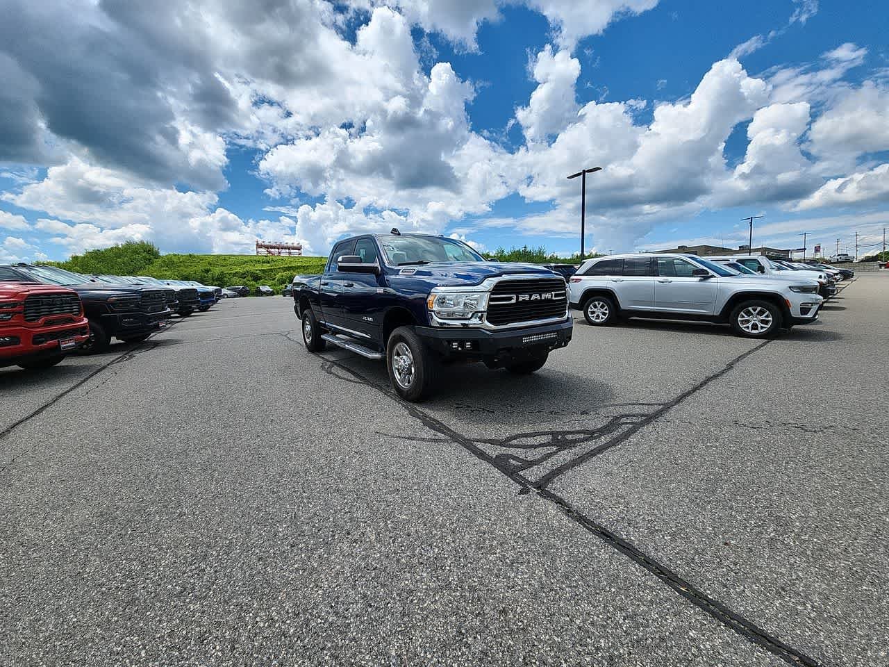 Used 2021 Patriot Blue Pearlcoat Ram Big Horn image 2