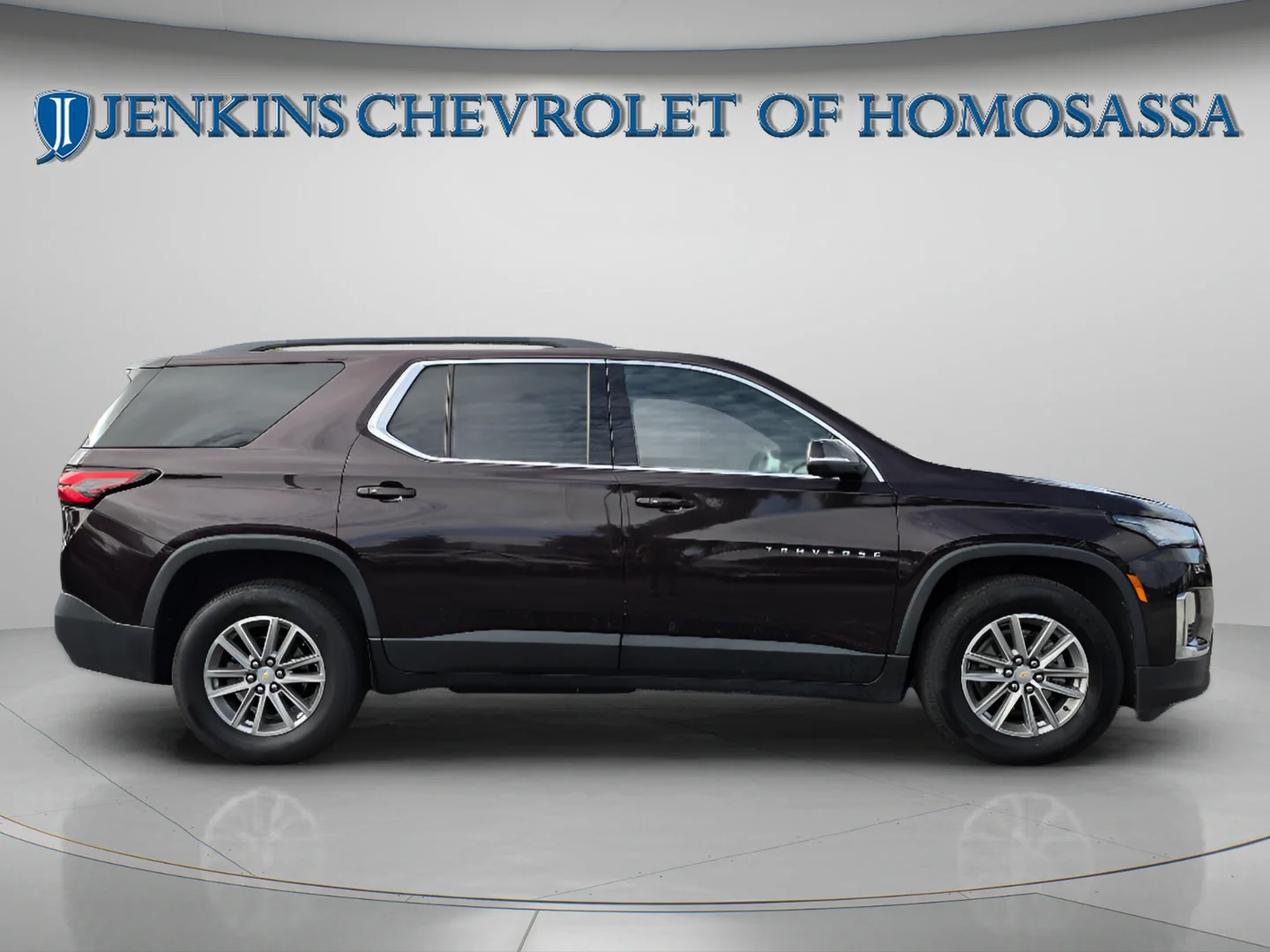 Used 2022 Black Cherry Metallic Chevrolet LT Leather image 3