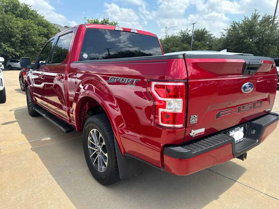 Used 2020 Rapid Red Metallic Tinted Clearcoat Ford XLT image 4