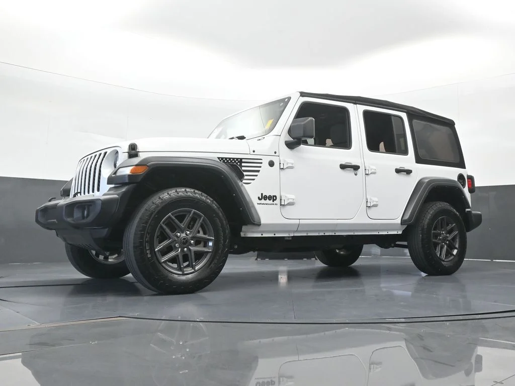Used 2024 Bright White Clearcoat Jeep Sport S image 51