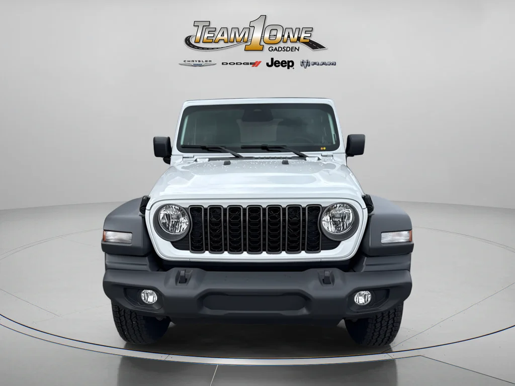 New 2026 Bright White Clear-Coat Exterior Paint Jeep Sport S image 2