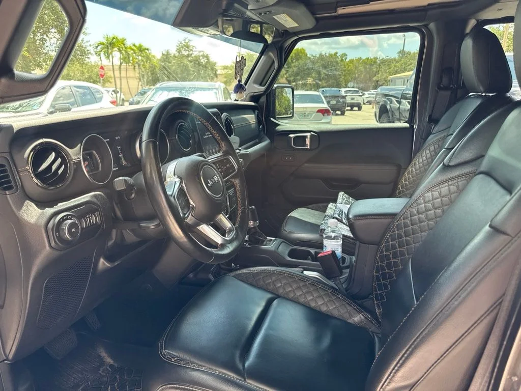 Used 2021 Gray Jeep Unlimited Sahara High Altitude image 14