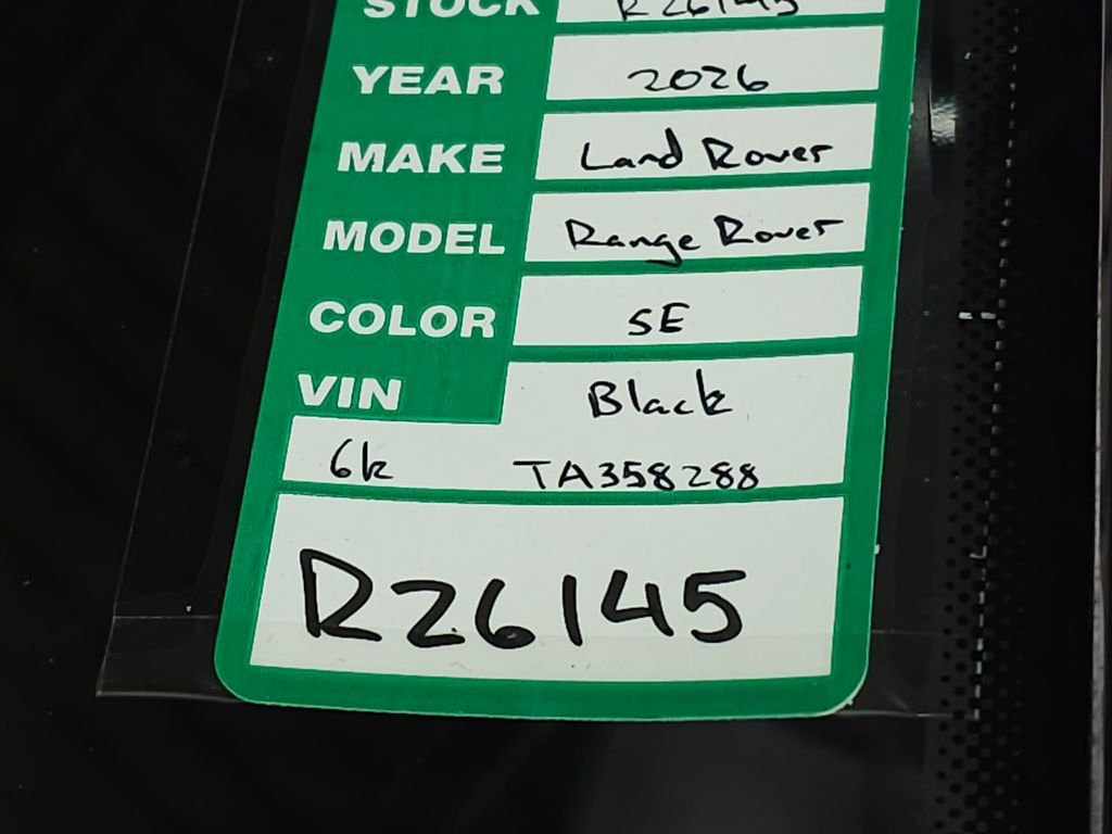Used 2026 Black Land Rover SE image 47