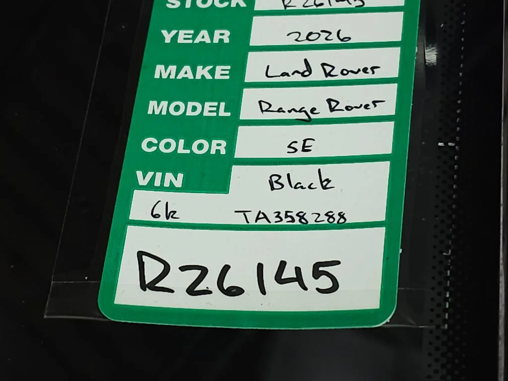 Used 2026 Black Land Rover SE image 48