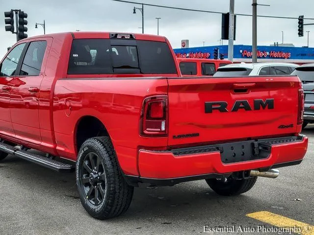New 2026 Flame Red Clear-Coat Exterior Paint RAM Laramie image 6