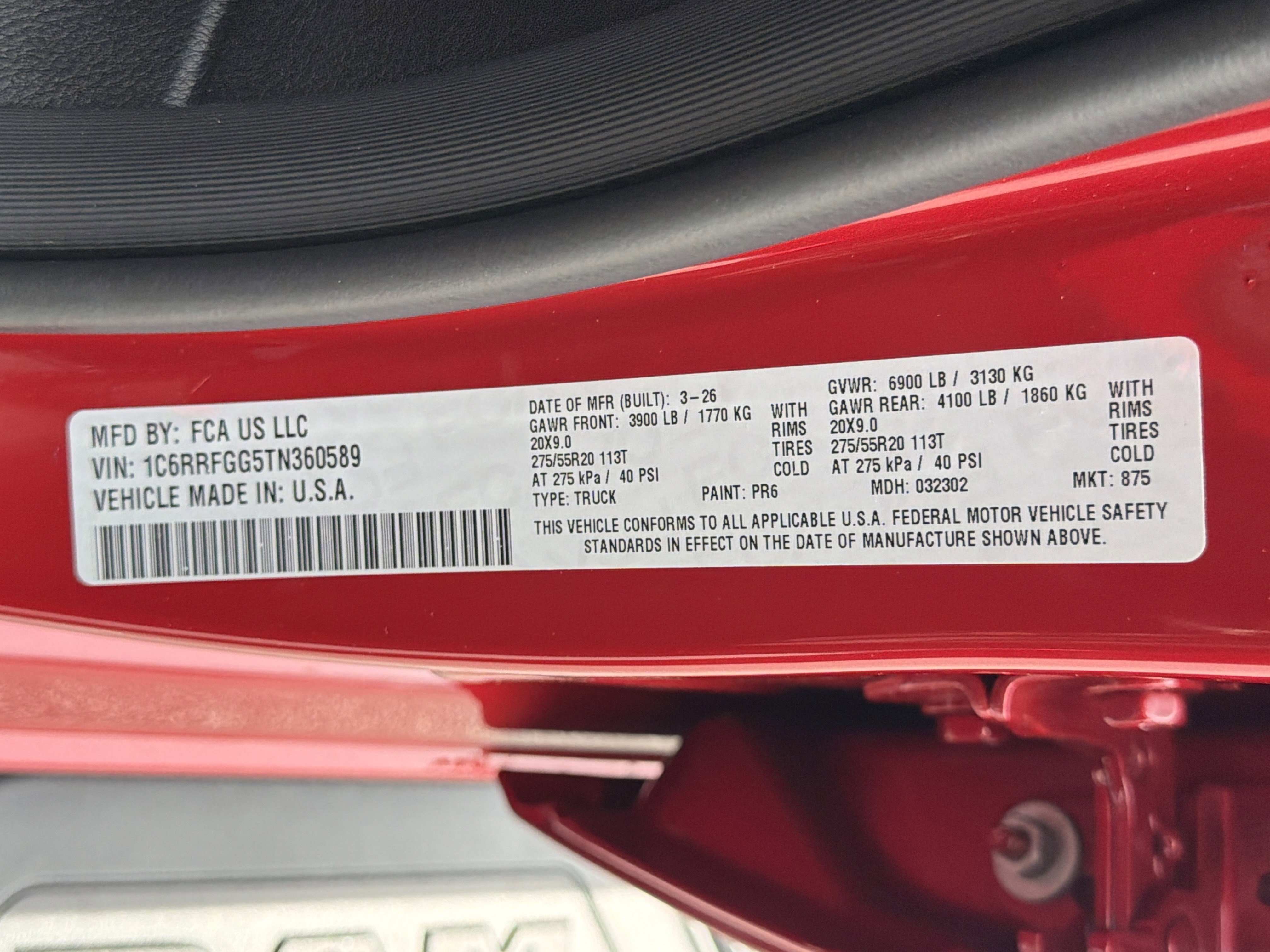 New 2026 Molten Red Pearl-Coat Exterior Paint RAM Express image 38