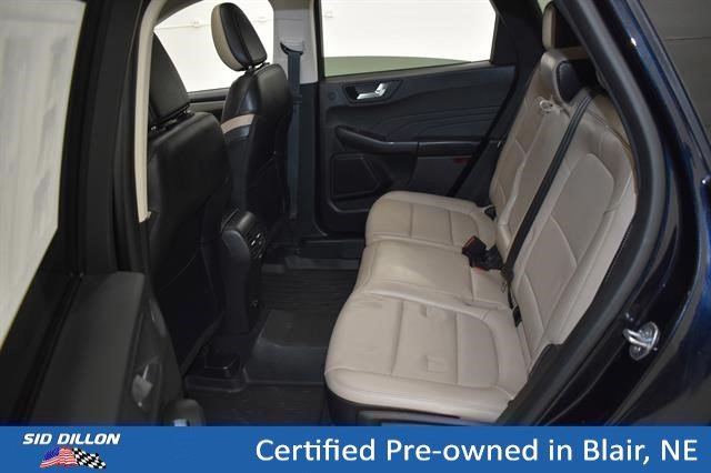 Certified Used 2021 Antimatter Blue Metallic Ford SEL image 8