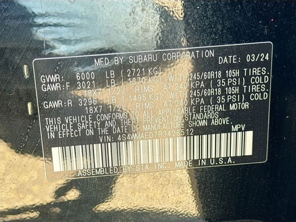 Certified Used 2024 Black Subaru Premium image 44