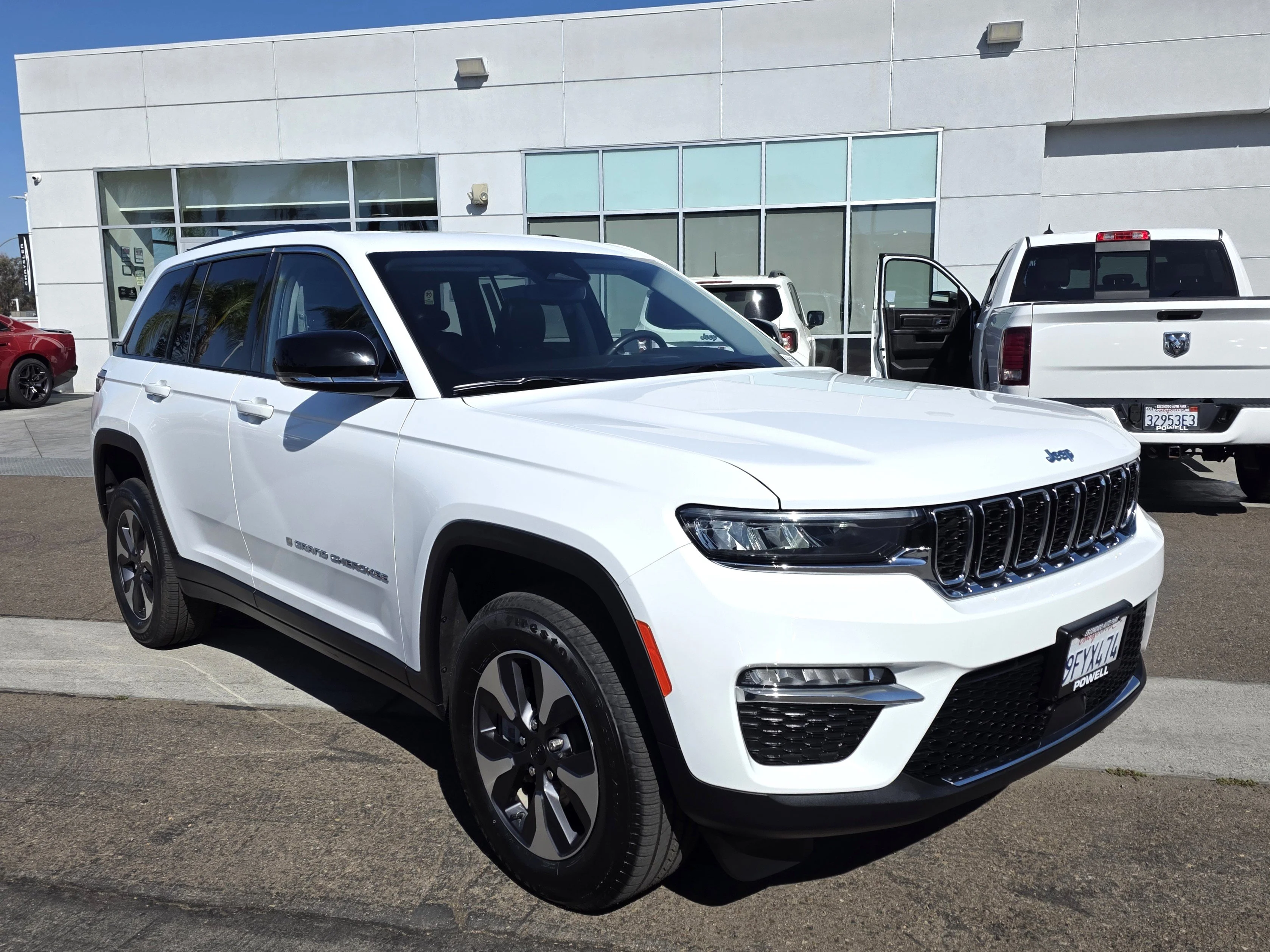 Used 2023 Bright White Clearcoat Jeep 4xe image 6