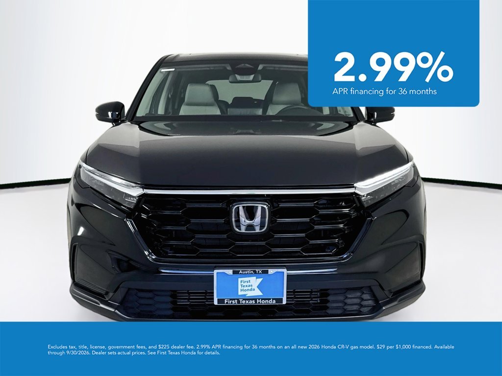 New 2026 Crystal Black Pearl Honda EX image 2