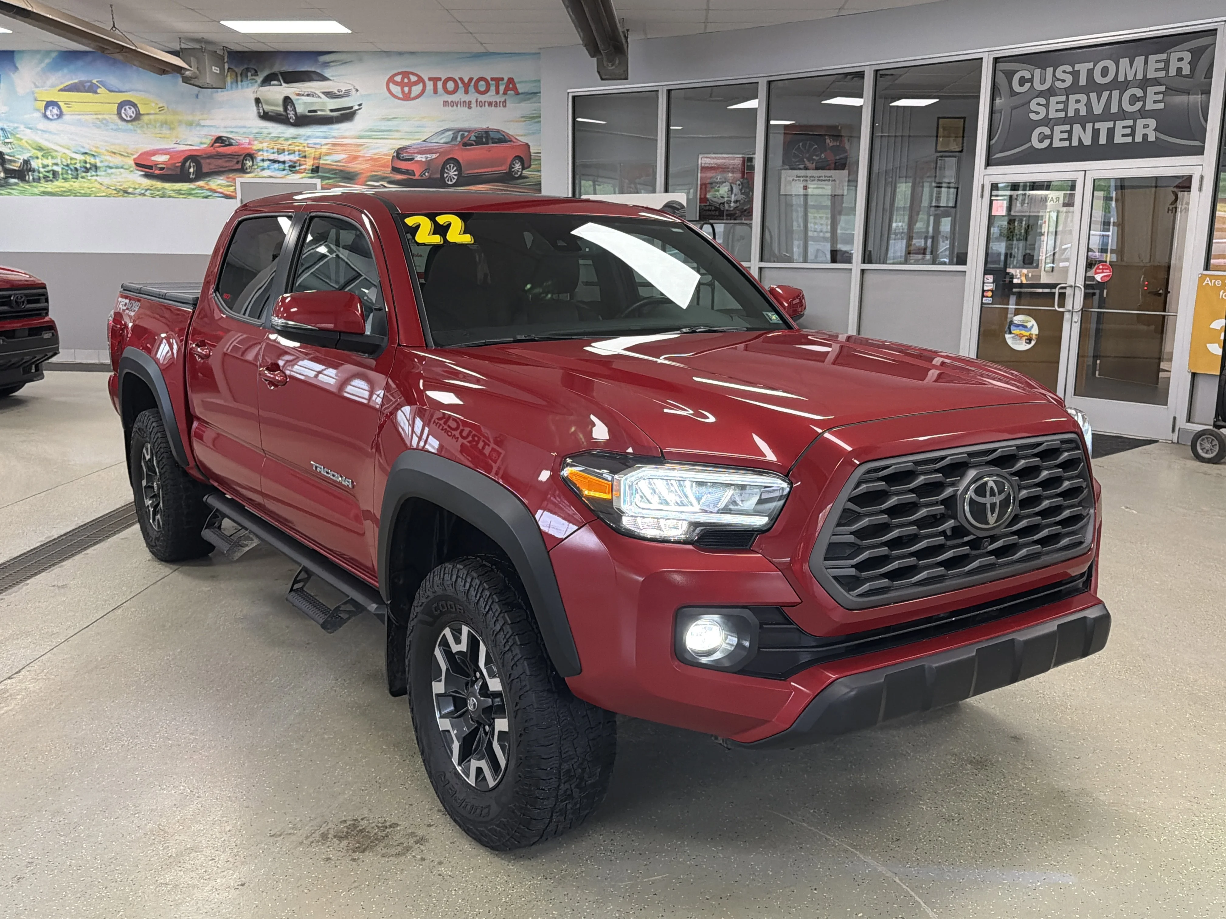Used 2022 Barcelona Red Metallic Toyota  image 2